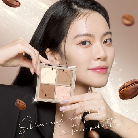 MKUP 美咖 天生骨感四色修容盤 12g