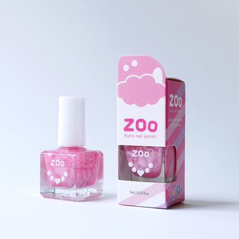 【ZOO ㄖㄨˋ】兒童拋棄式指甲油 #35 桃氣甜甜圈 8.5ml