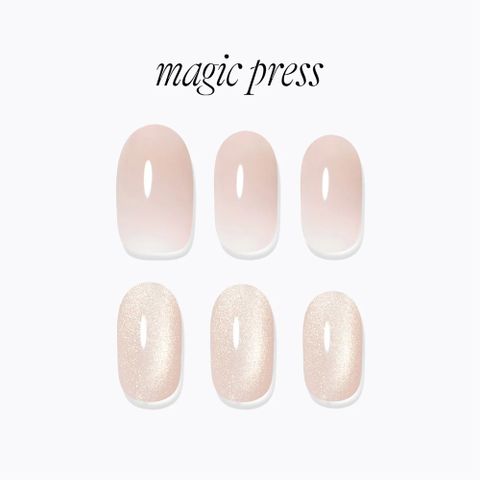 【DASHING DIVA】MAGICPRESS 薄型經典美甲片_奶油質地
