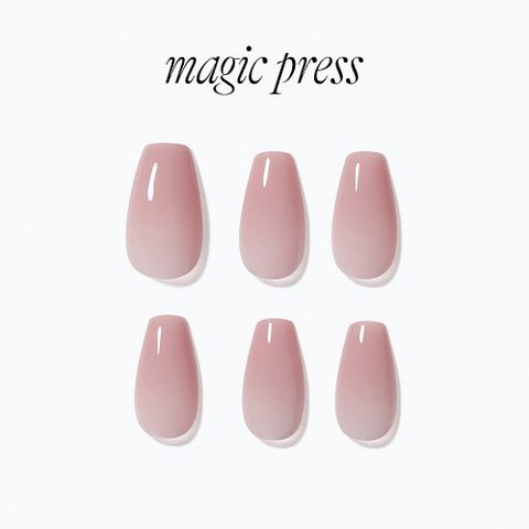 【DASHING DIVA】MAGICPRESS 薄型素色美甲片_晨曦蜜桃