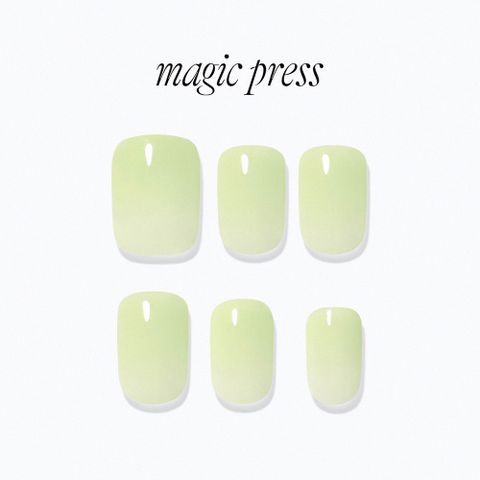 【DASHING DIVA】MAGICPRESS 薄型素色美甲片_晨曦薄荷