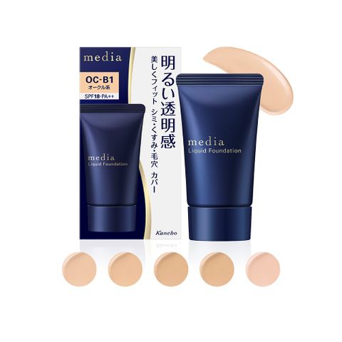 【media媚點】勻透柔光粉底液25g