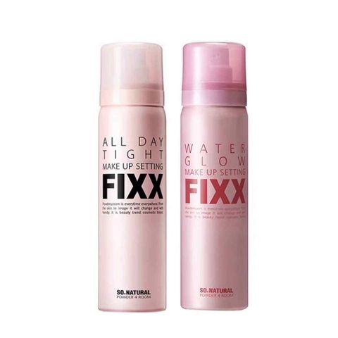 SO NATURAL fixx定妝噴霧 黑紅 粉紅 75ml