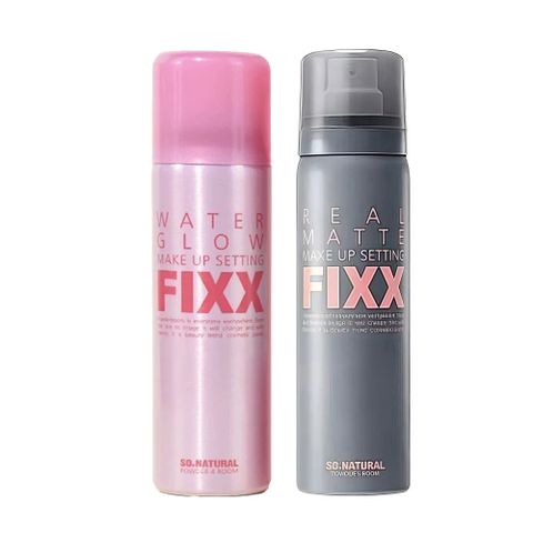 SO NATURAL fixx定妝噴霧 黑紅 灰色 75ml