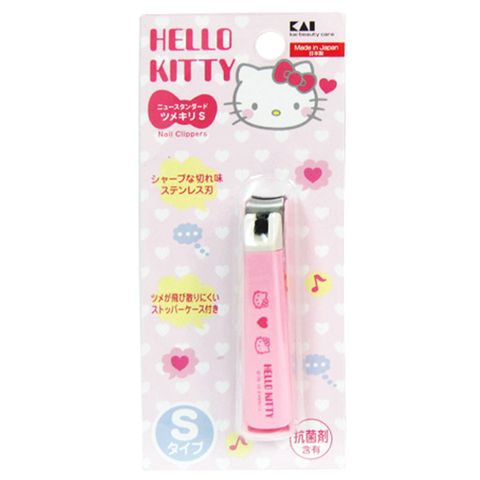 Hello Kitty 日本KAI貝印抗菌指甲剪-S