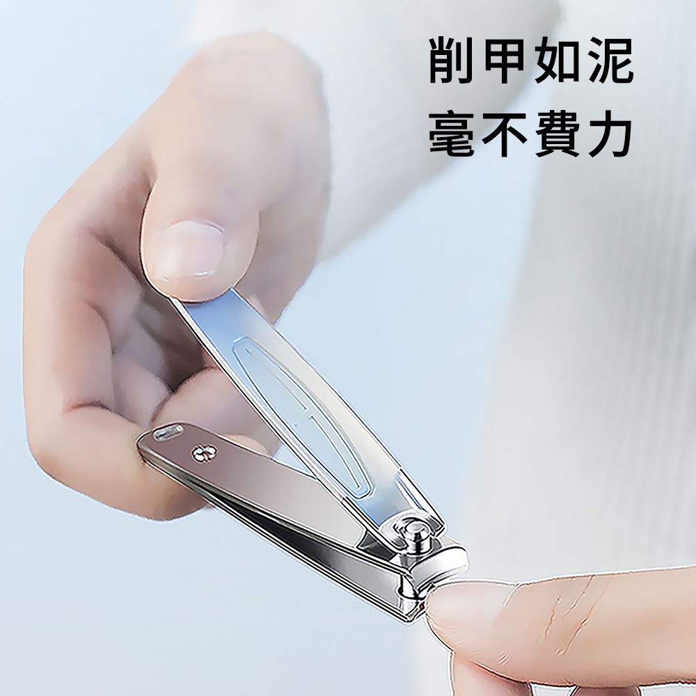 ElAiNE  便攜高碳鋼指甲刀5件套 隨身攜帶指甲剪套裝 修腳美甲工具平口鉗 斜口鉗 指甲刀 銼刀 耳勺