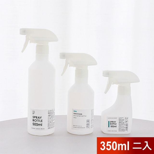  【荷生活】居家噴槍式分裝瓶-中號350ml 二入