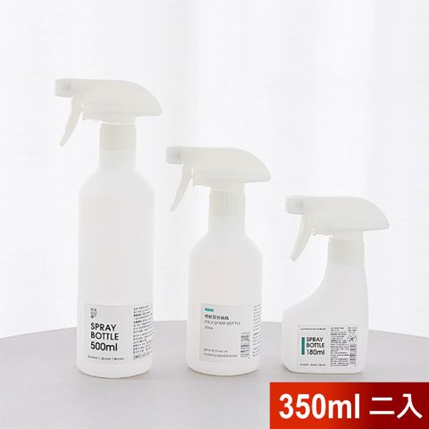 【荷生活】居家噴槍式分裝瓶-中號350ml 二入