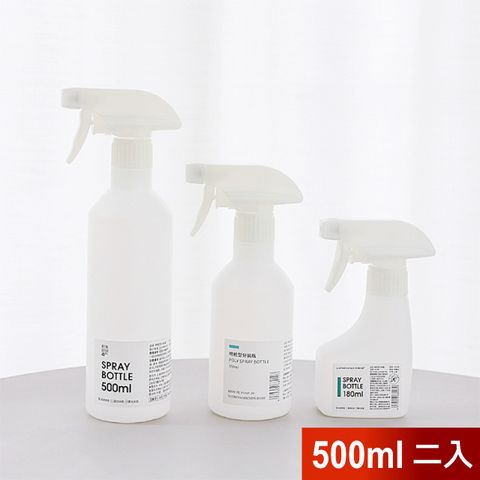 【荷生活】居家噴槍式分裝瓶-大號500ml 二入