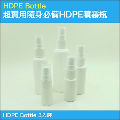 超實用居家生活工作隨身必備HDPE材質分裝噴霧瓶超值組(3入裝)