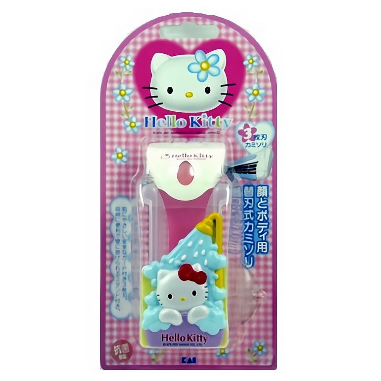 KAI 貝印 日本 Hello Kitty 仕女專用除毛刀- LK3-1SEKT