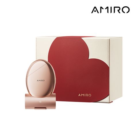 AMIRO S1時光機黃金點陣美容儀-愛意聚膠禮盒-玫瑰金