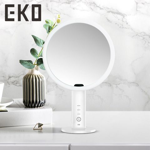 EKO輕奢美學智慧化妝鏡新款智能愛美拉美妝鏡嶄新科技，內建高效能鋰電池