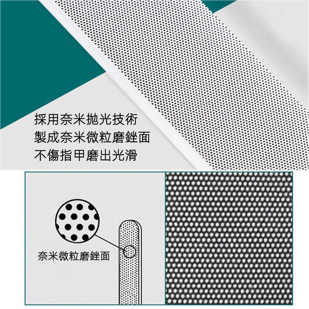 月陽 超值3入送收納盒大人小孩寶寶可用玻璃修型打磨拋光指甲銼刀磨指甲板(NAG91X3)