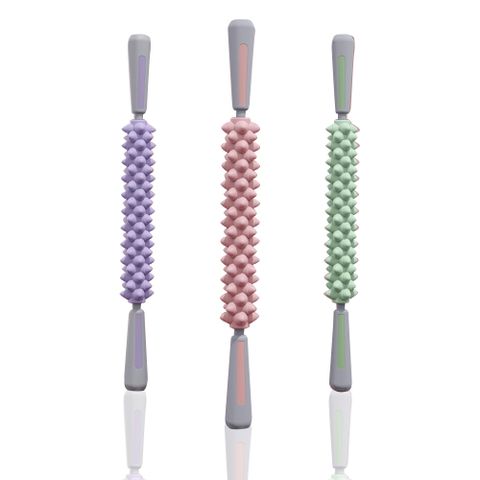 【SP維恆運動】瑜珈按摩棒 筋膜棒 肌筋膜放鬆滾輪棒 瑜伽棒 肌肉放鬆 仿生觸點 升級加長 防滑耐磨