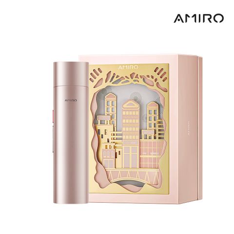 AMIRO 時光機拉提美容儀 PRO - 腮紅粉 (升級鈦金緊緻拉提 | 智能分區早晚雙模式 ) 送保濕凝膠100g