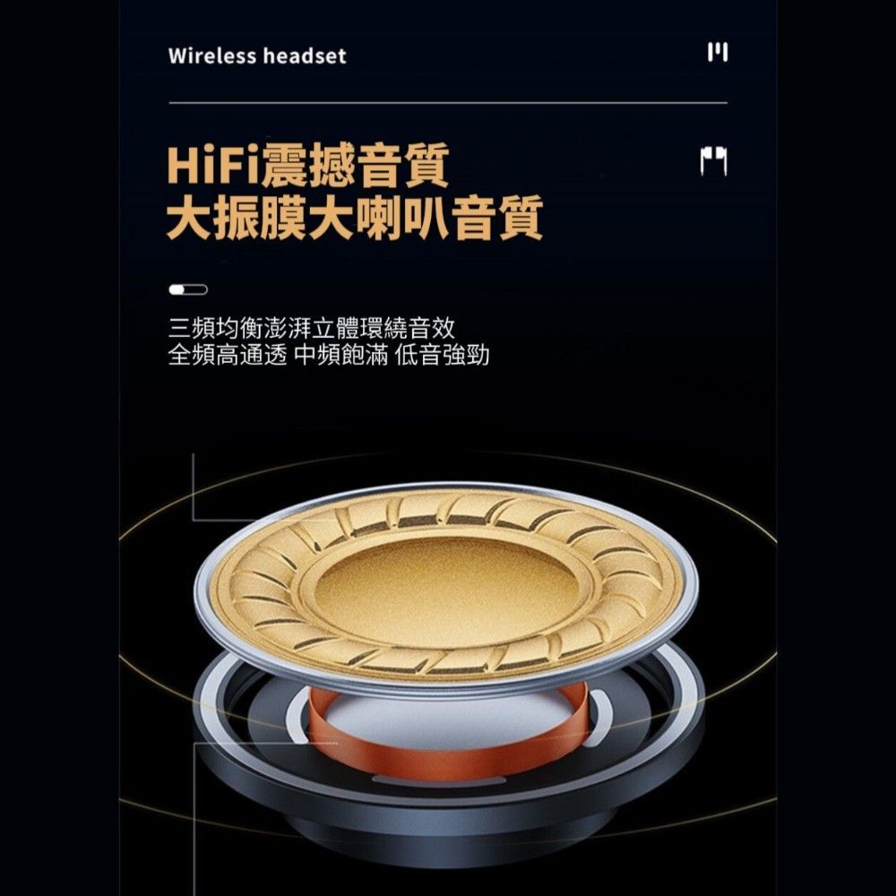  真無線耳機藍芽耳機 人體工學耳廓設計 甩不掉也戴得舒適