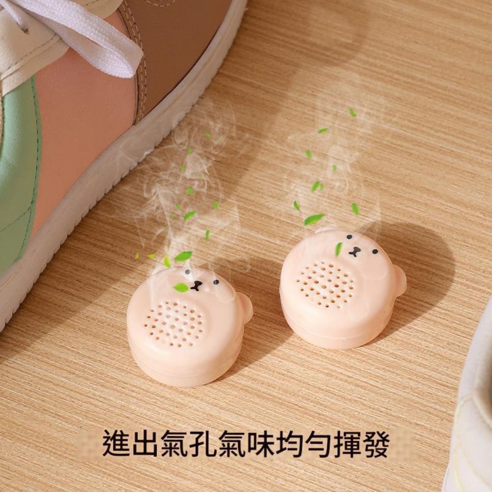  【Bear Ball】迷你熊樟腦丸收納盒 4入裝x4組(防潮防霉 鞋櫃衣櫃 除溼去味)