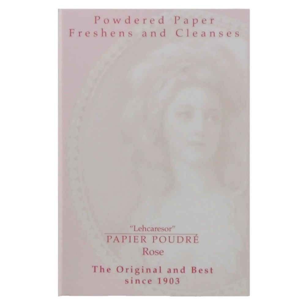 Papier Poudre  英國女王小頭補妝用化妝粉紙(玫瑰粉色-12包,PP-1012)