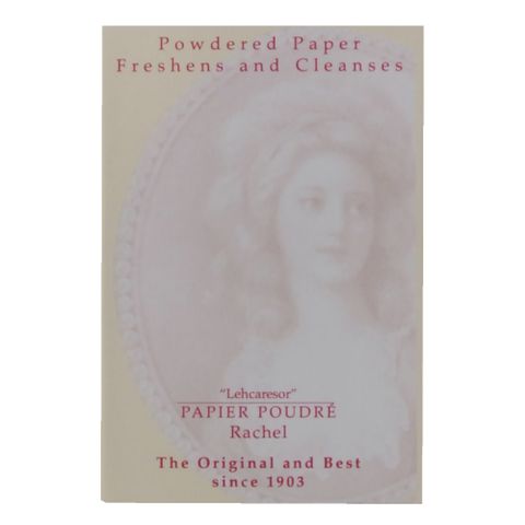 Papier Poudre 英國女王小頭補妝用化妝粉紙( 自然膚色.12包入,PP-2012 )