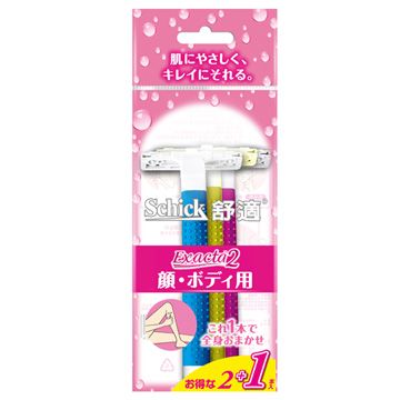 Schick 舒適 舒絲 仕女輕便刀2+1入