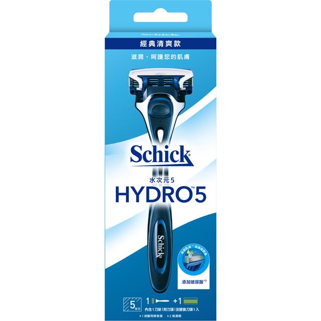 Schick 舒適 水次元5 刀片刮鬍刀組