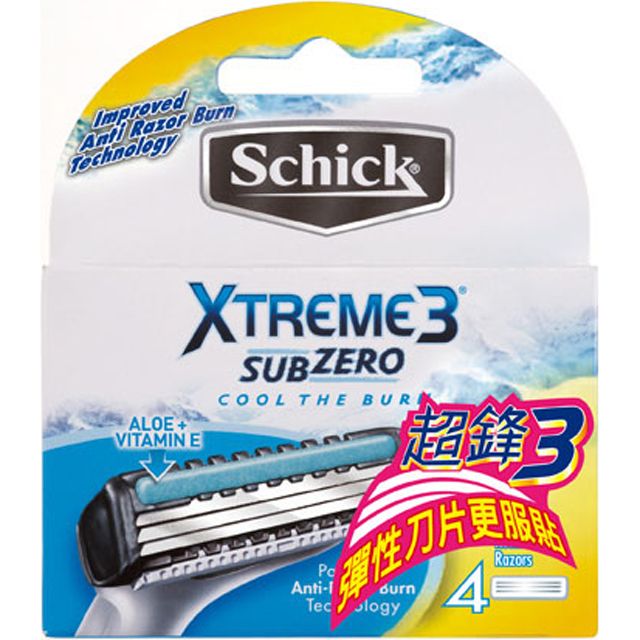 Schick 舒適 超鋒3刀片*4入