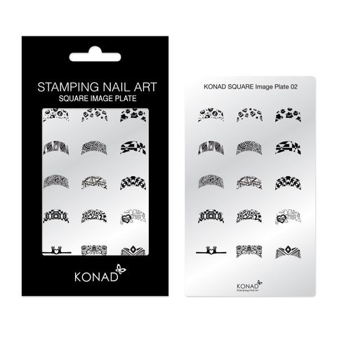 Konad Nail Art 方型圖案版 - sq002