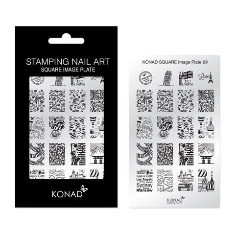 Konad Nail Art 方型圖案版 - sq009