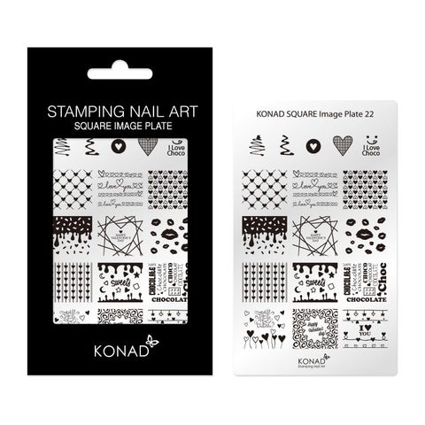 Konad Nail Art 方型圖案版 - sq022