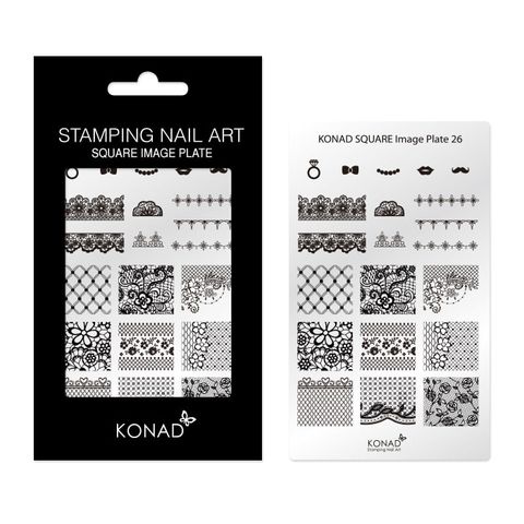 Konad Nail Art 方型圖案版 - sq026