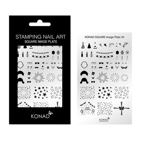 Konad Nail Art 方型圖案版 - sq034