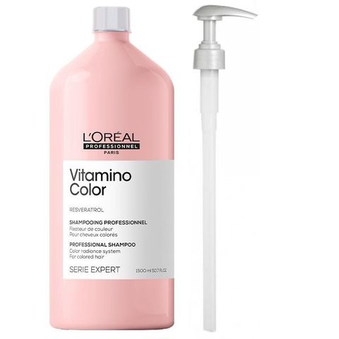 LOREAL 萊雅 絲漾博飽和護色洗髮精 1500ML(附壓頭)