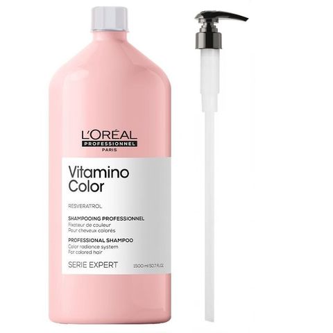 LOREAL 萊雅 絲漾博飽和護色洗髮精 1500ML(附壓頭)