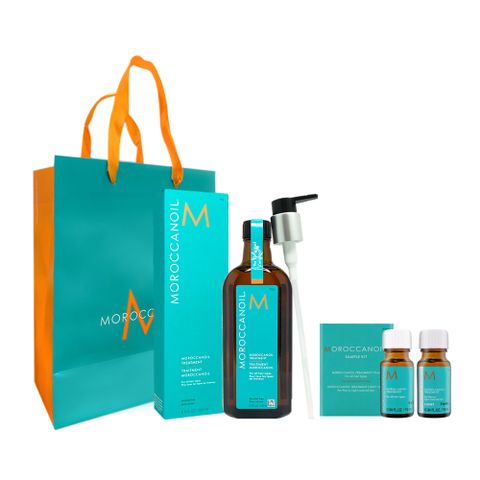 MOROCCAN OIL 摩洛哥優油 【MOROCCANOIL】摩洛哥(輕)優油彩繪版100ml 贈優油迷你板梳