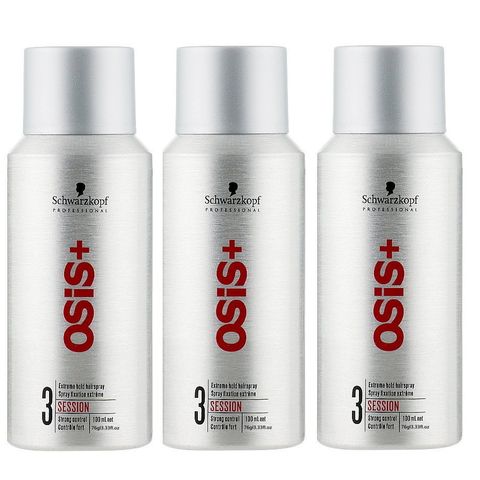 SCHWARZKOPF 施華蔻 OSIS黑炫風特強定型霧 100ml*3入