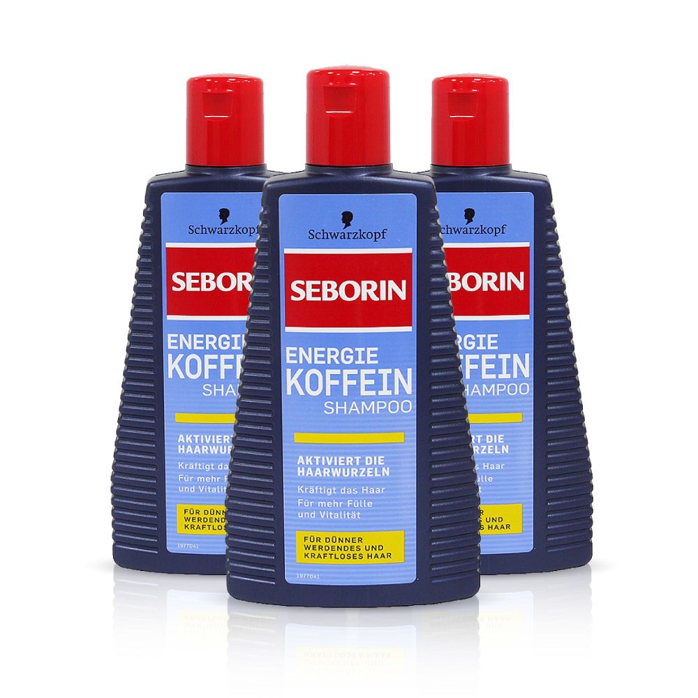  Schwarzkopf Seborin 咖啡因洗髮露250mlX3入