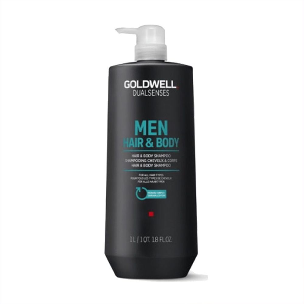 GOLDWELL 歌薇   MEN感全能髮浴 1000ml 洗髮精 沐浴 二合一