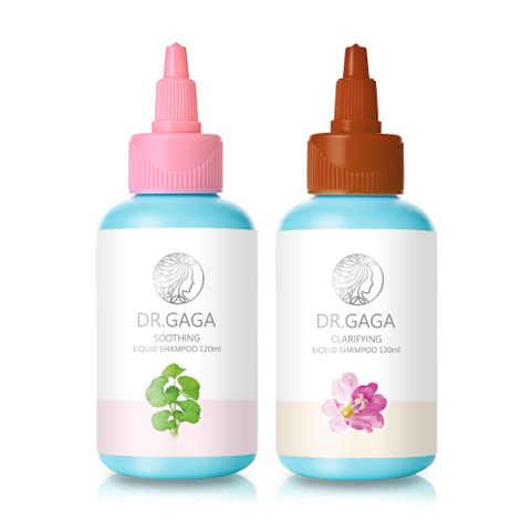 GaGa 量身訂做 精華液 水狀洗髮精露(淨衡+舒敏) 120mlx2