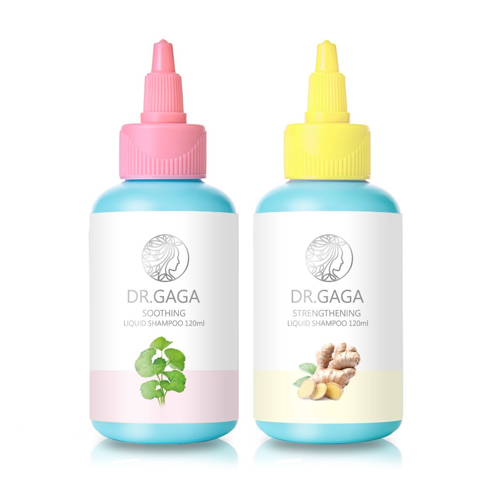 GaGa  量身訂做 精華液 水狀洗髮精露(舒敏+育髮) 120mlx2