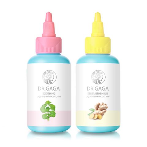 GaGa 量身訂做 精華液 水狀洗髮精露(舒敏+育髮) 120mlx2