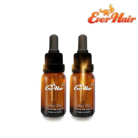 Ever Hair 魔髮絲 買一送一【EverHair】頂級摩洛哥堅果修護髮油15ml(共2入)