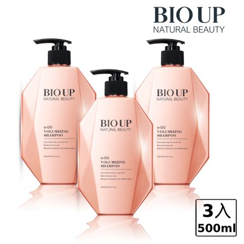 BIO UP 自然美 根源強健豐盈洗髮精500ml*3入