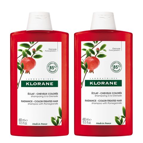 KLORANE 蔻蘿蘭 護色亮澤洗髮精400ml(2入特惠)