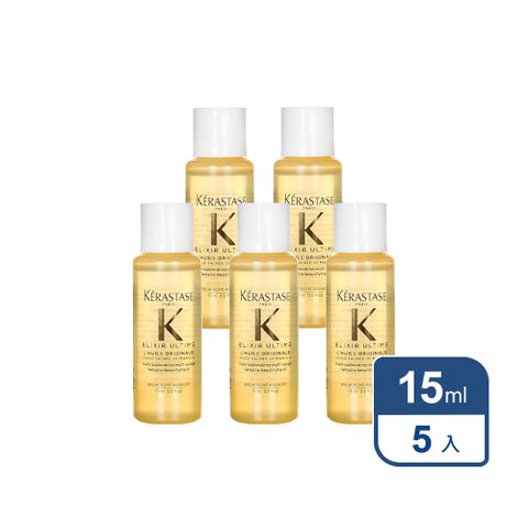 【KERASTASE卡詩】金緻柔馭露 15ml x5