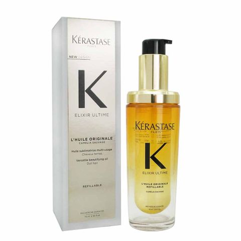 KERASTASE卡詩 金緻柔馭山茶花鎏光露(75ml)