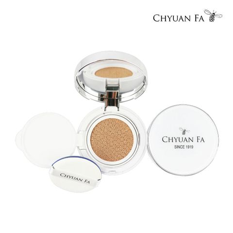 CHYUANFA 泉發蜂蜜 百年老店 蜂王乳柔焦完美氣墊粉餅13g #01