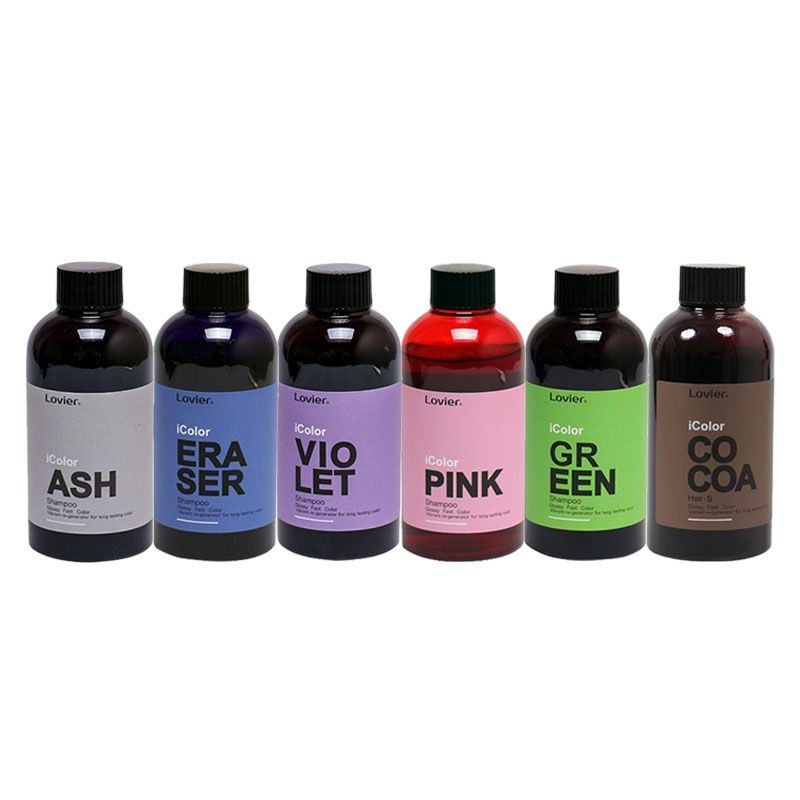  Lovier 席雅娜 KIANA icolor 調色盤 矯/補色洗 300ml 蘇打綠/杯緣紫/蓓多粉(任選1入)