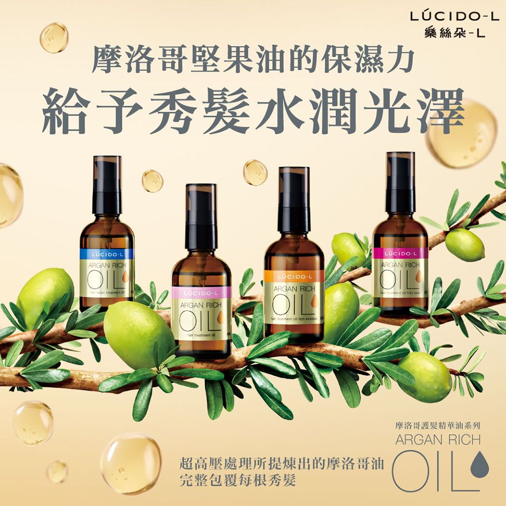 LUCIDO-L 樂絲朵-L 摩洛哥護髮精華油60ml