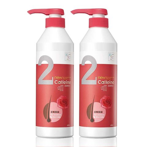 E2C 啡洗不可 野玫瑰2號柔順保濕洗髮精(600ml) 2入